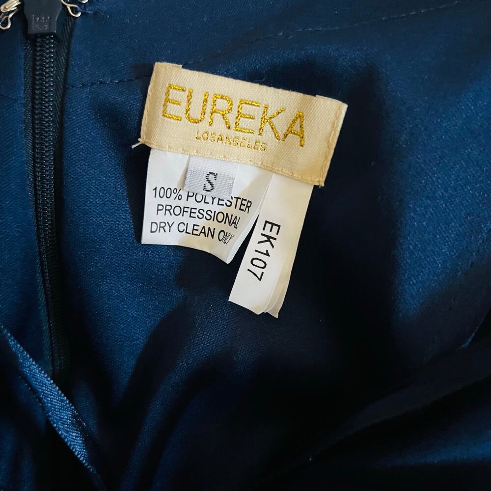 Eureka Glittery Side Split Draped Off Shoulder Ma… - image 5